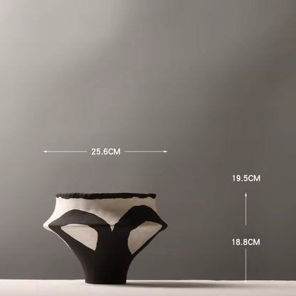 Modern Ceramic Vase Black Ceramic Vase Luxury Vases