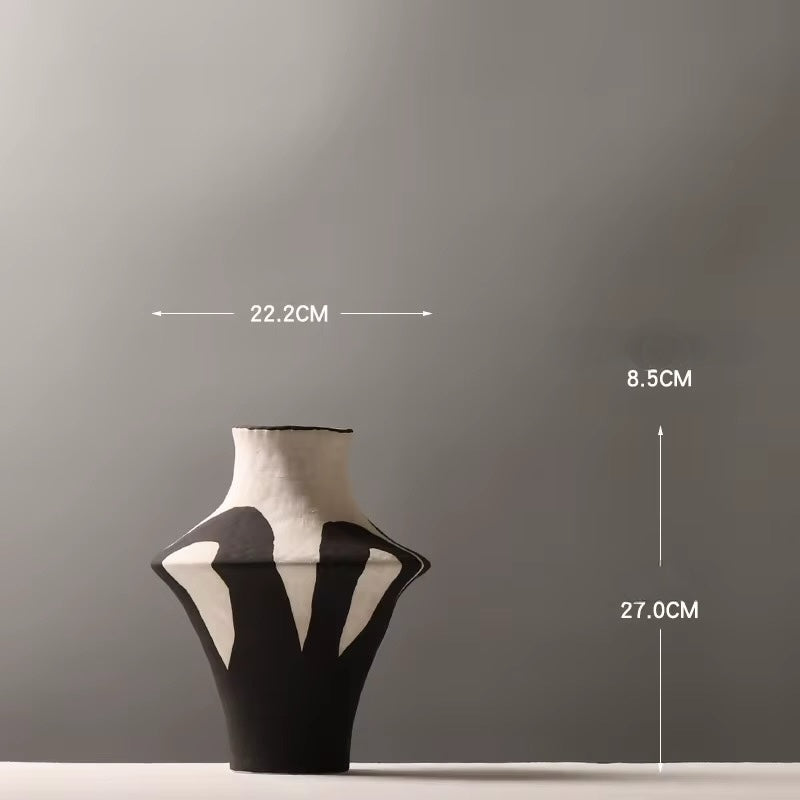Modern Ceramic Vase Black Ceramic Vase Luxury Vases