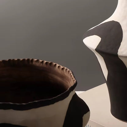 Modern Ceramic Vase Black Ceramic Vase Luxury Vases