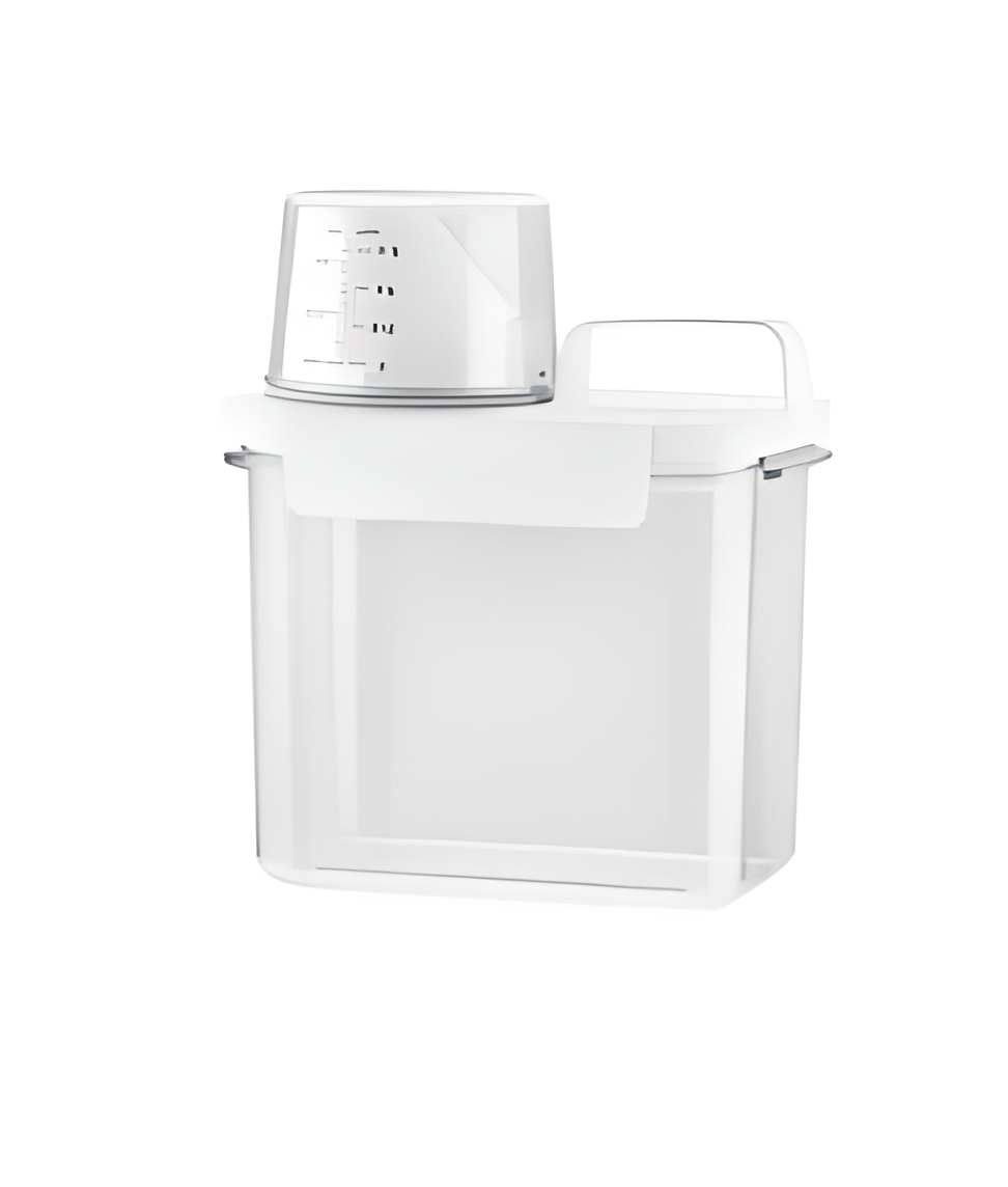 Airtight Laundry Detergent Dispenser Powder Storage Box Clear Washing Powder Liquid Container with Lids Jar