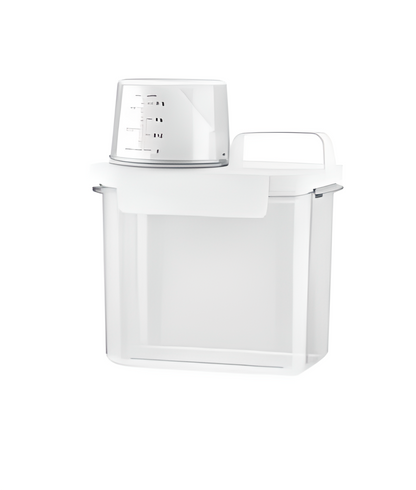 Airtight Laundry Detergent Dispenser Powder Storage Box Clear Washing Powder Liquid Container with Lids Jar