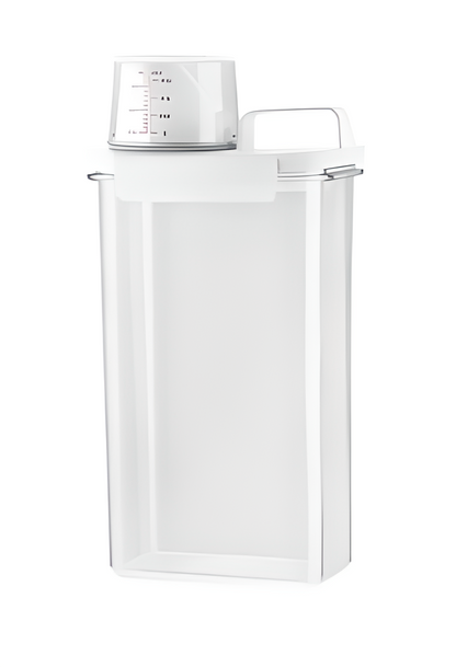 Airtight Laundry Detergent Dispenser Powder Storage Box Clear Washing Powder Liquid Container with Lids Jar