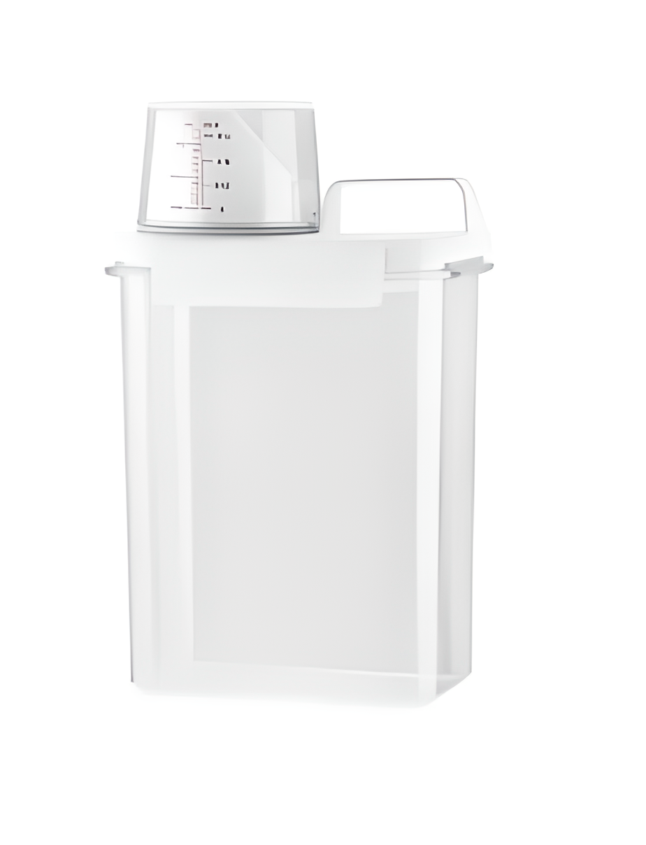 Airtight Laundry Detergent Dispenser Powder Storage Box Clear Washing Powder Liquid Container with Lids Jar