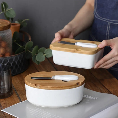Butter Container with Knife Set High Quality Butter Container Set