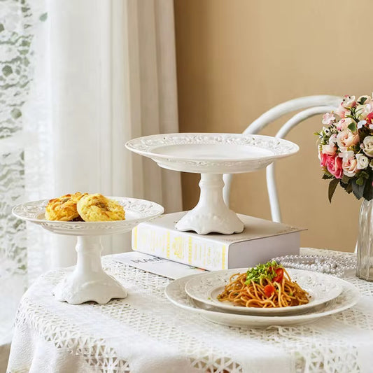 French Embossed Cake Stands