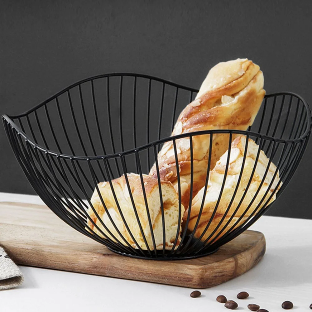 Fruit bowl washing fruit hollow drain basket iron fruit basket living room coffee table net red fruit plate snack storage basket