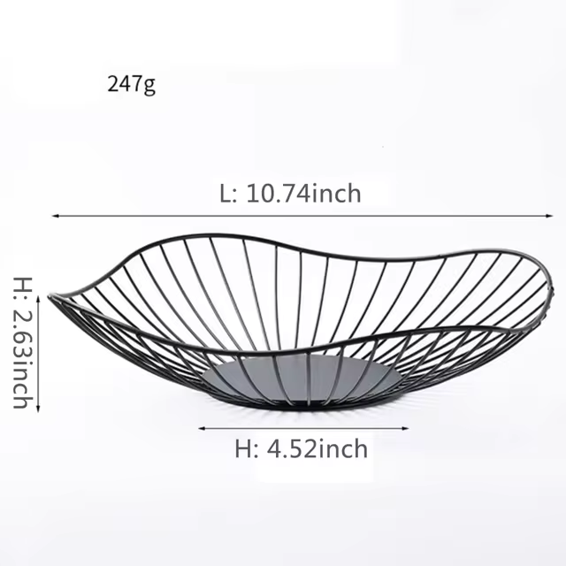 Fruit bowl washing fruit hollow drain basket iron fruit basket living room coffee table net red fruit plate snack storage basket