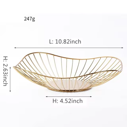 Fruit bowl washing fruit hollow drain basket iron fruit basket living room coffee table net red fruit plate snack storage basket