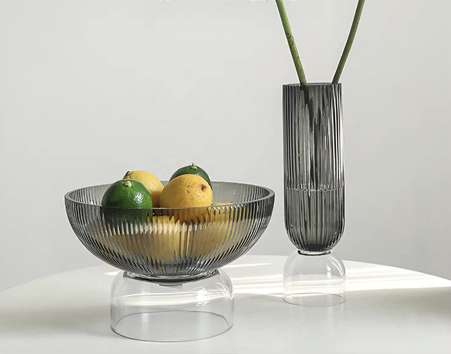 Glass Fruit Bowl Elegant Decorative Fruit Bowls