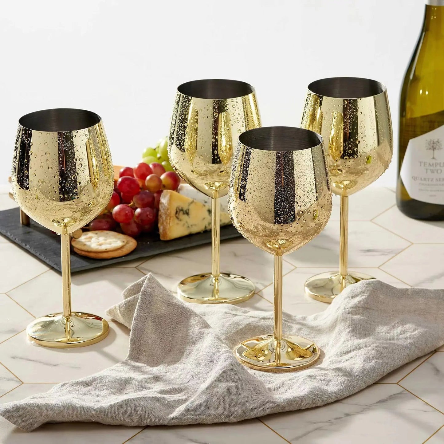 Stainless Wine Glasses