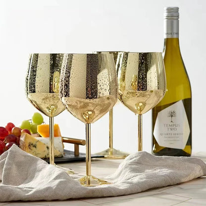 Stainless Wine Glasses