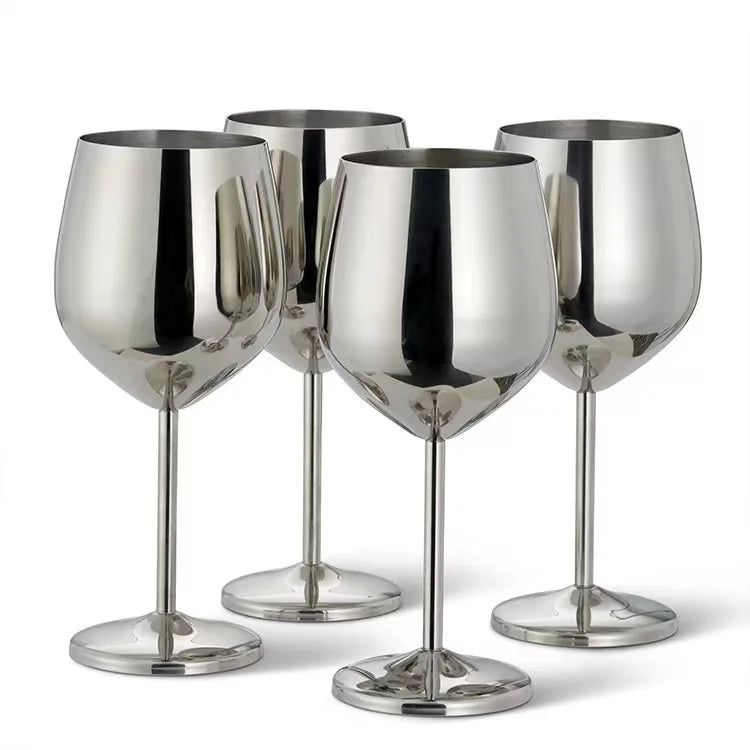 Stainless Wine Glasses