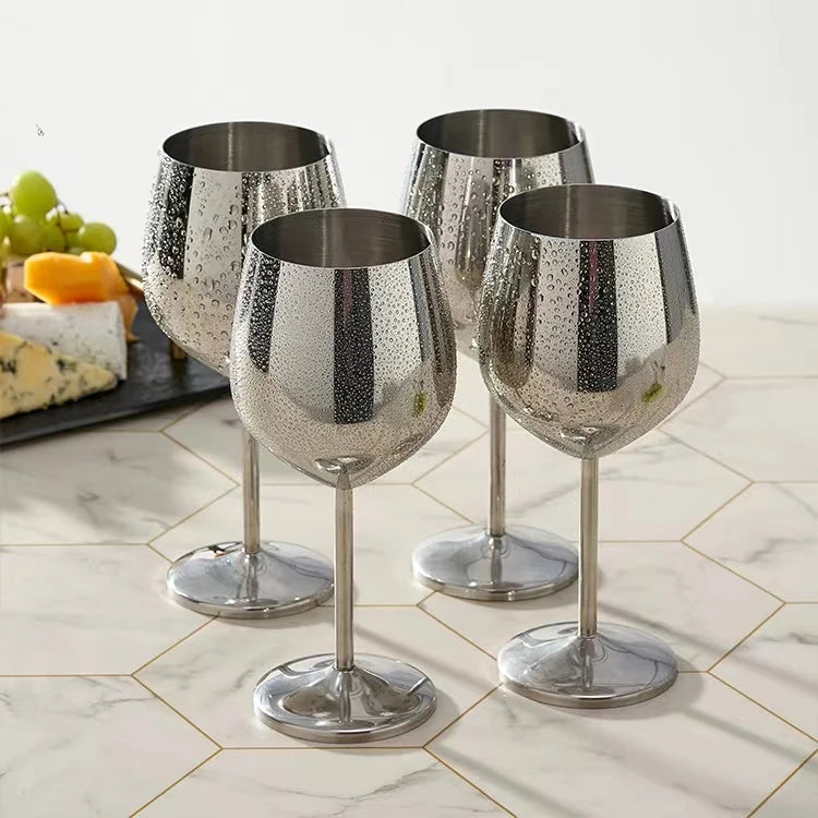 Stainless Wine Glasses