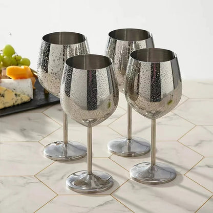 Stainless Wine Glasses