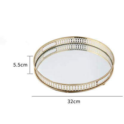 Gold Rush Round Tray