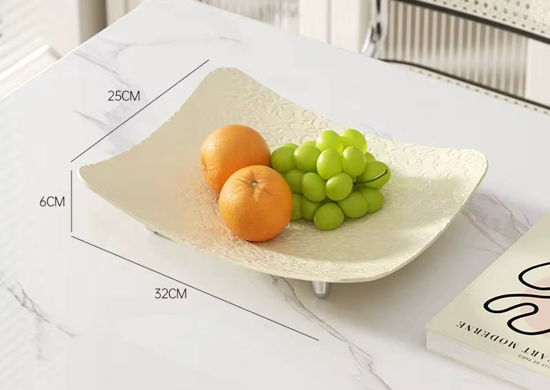 Elegant Decorative Tray Fruit Tray Trinkets
