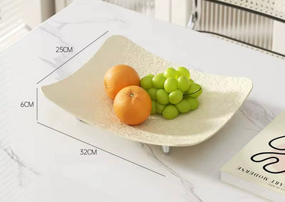 Elegant Decorative Tray Fruit Tray Trinkets