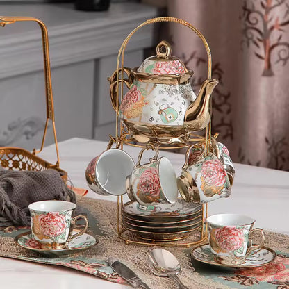 Coffee and Tea Set with Teapot Elegant Tea Set