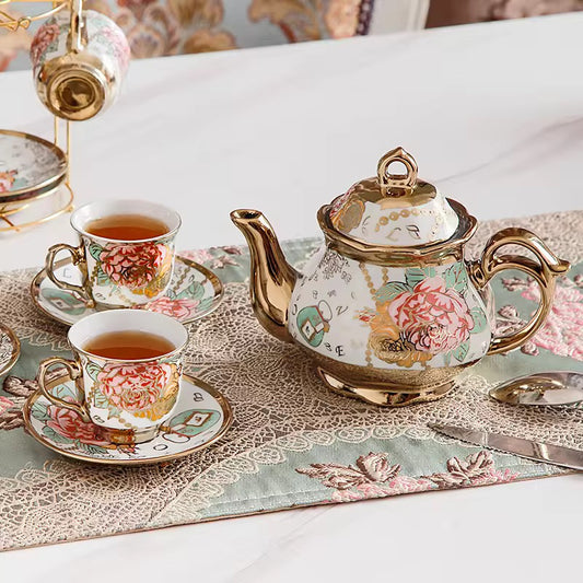 Coffee and Tea Set with Teapot Elegant Tea Set