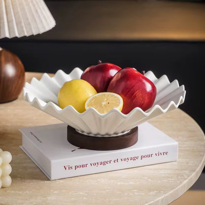 Ceramic Fruit Bowl Decorative Fruit Bowl
