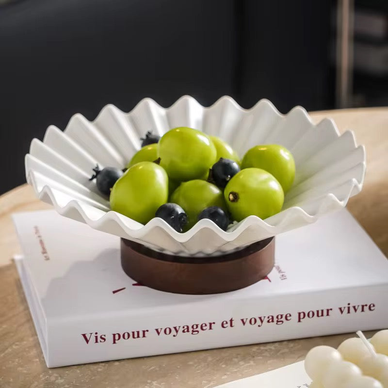 Ceramic Fruit Bowl Decorative Fruit Bowl