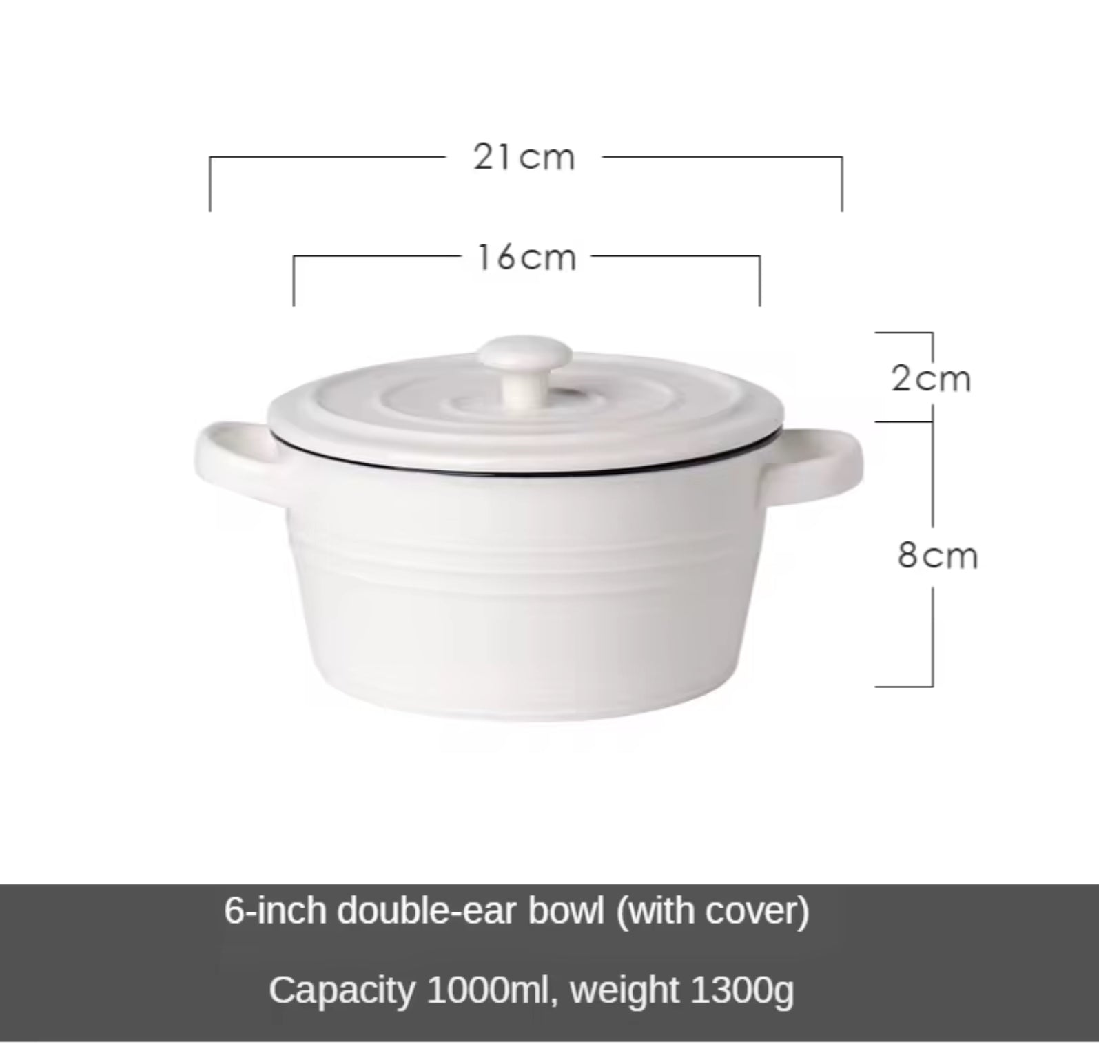 Ceramic Serving Soup Pot Elegant Serving Bowls with Lids