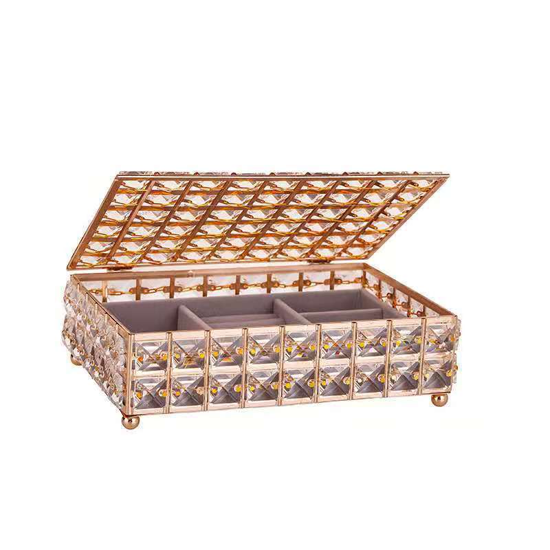 Jewelry Storage Box Gold Luxury