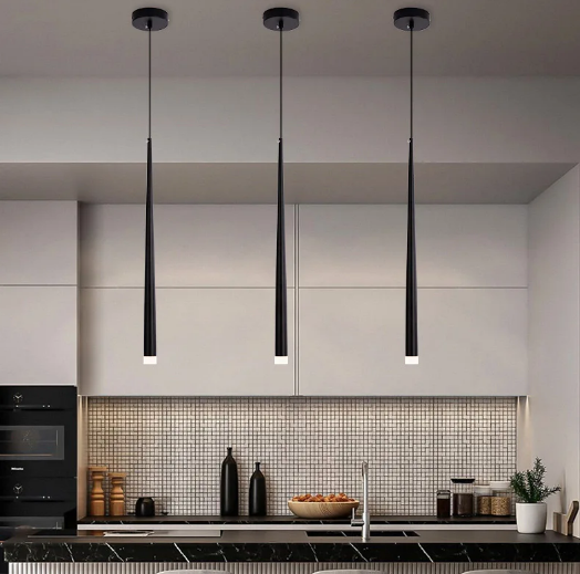 Nordic Modern LED Chandelier Bedroom Headboard 7W AC100-220V Light Tube Family Kitchen Ddining Room Interior Decoration