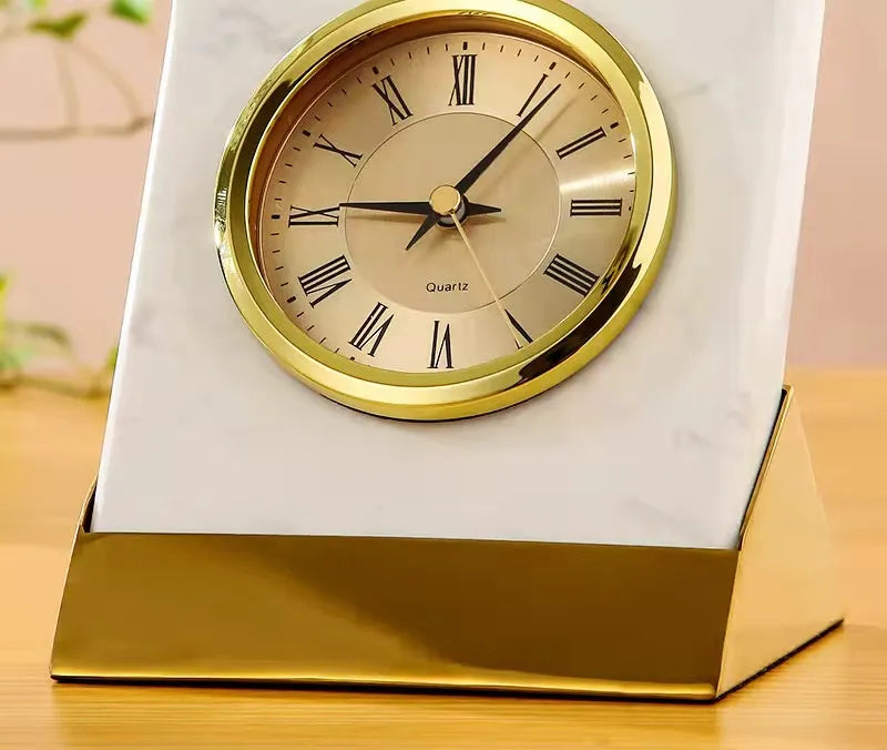 Marble Desk Clock