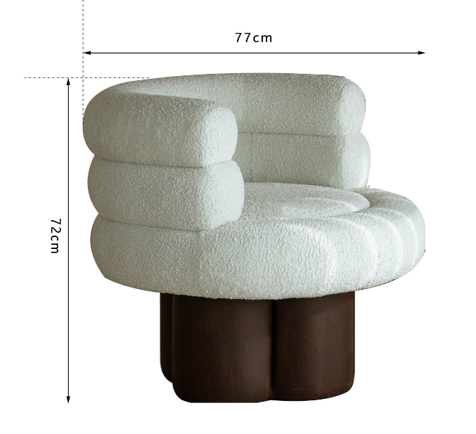 طقم أريكة سوين بوكلي مع مسند للقدمين