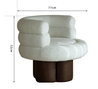 Swain Bouclé Sofa with Footstool Set