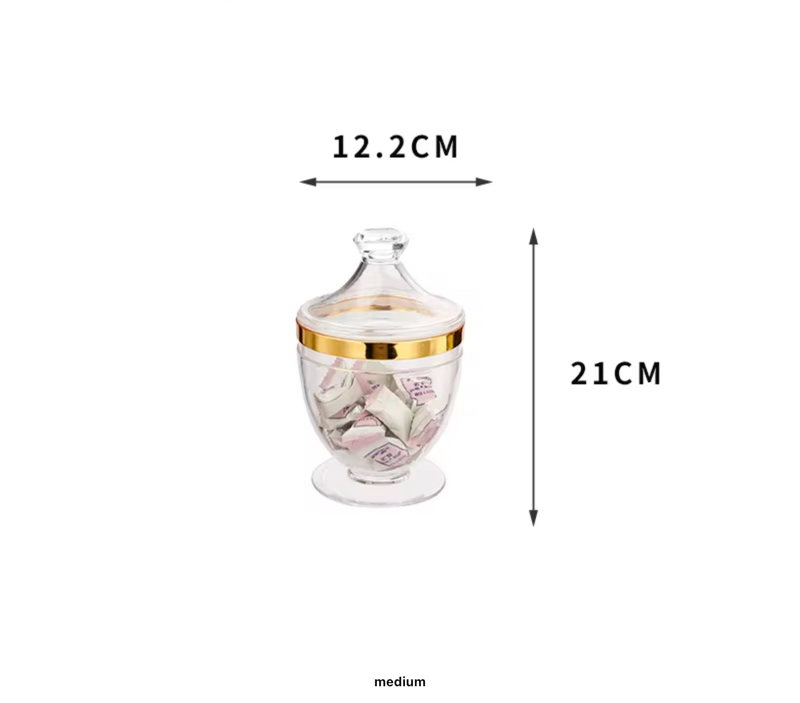 Acrylic Canisters Elegant Candy Jars Storage Jars