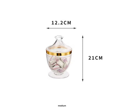 Acrylic Canisters Elegant Candy Jars Storage Jars