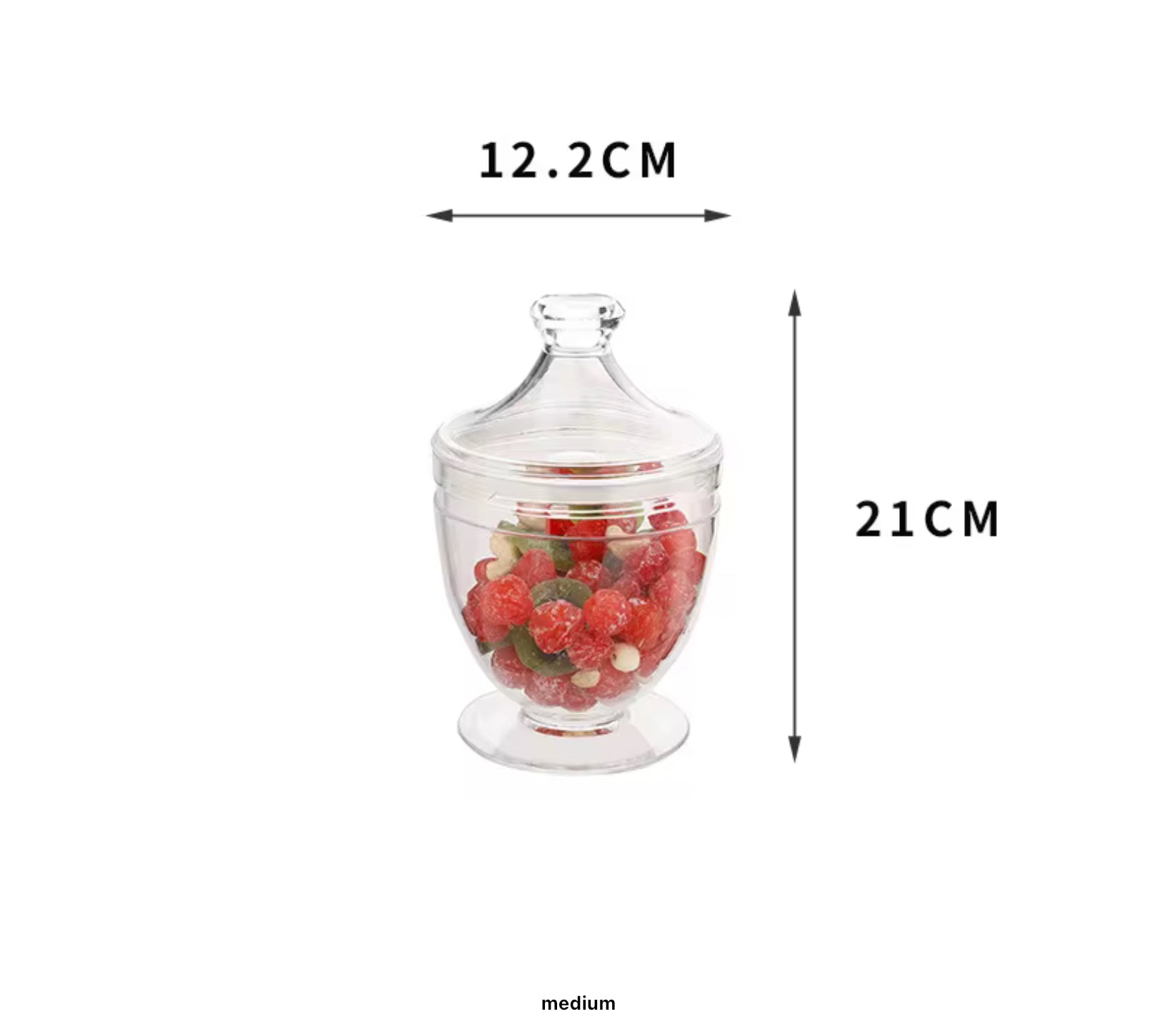 Acrylic Canisters Elegant Candy Jars Storage Jars