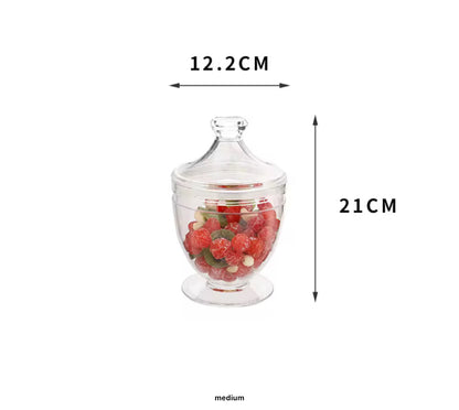 Acrylic Canisters Elegant Candy Jars Storage Jars
