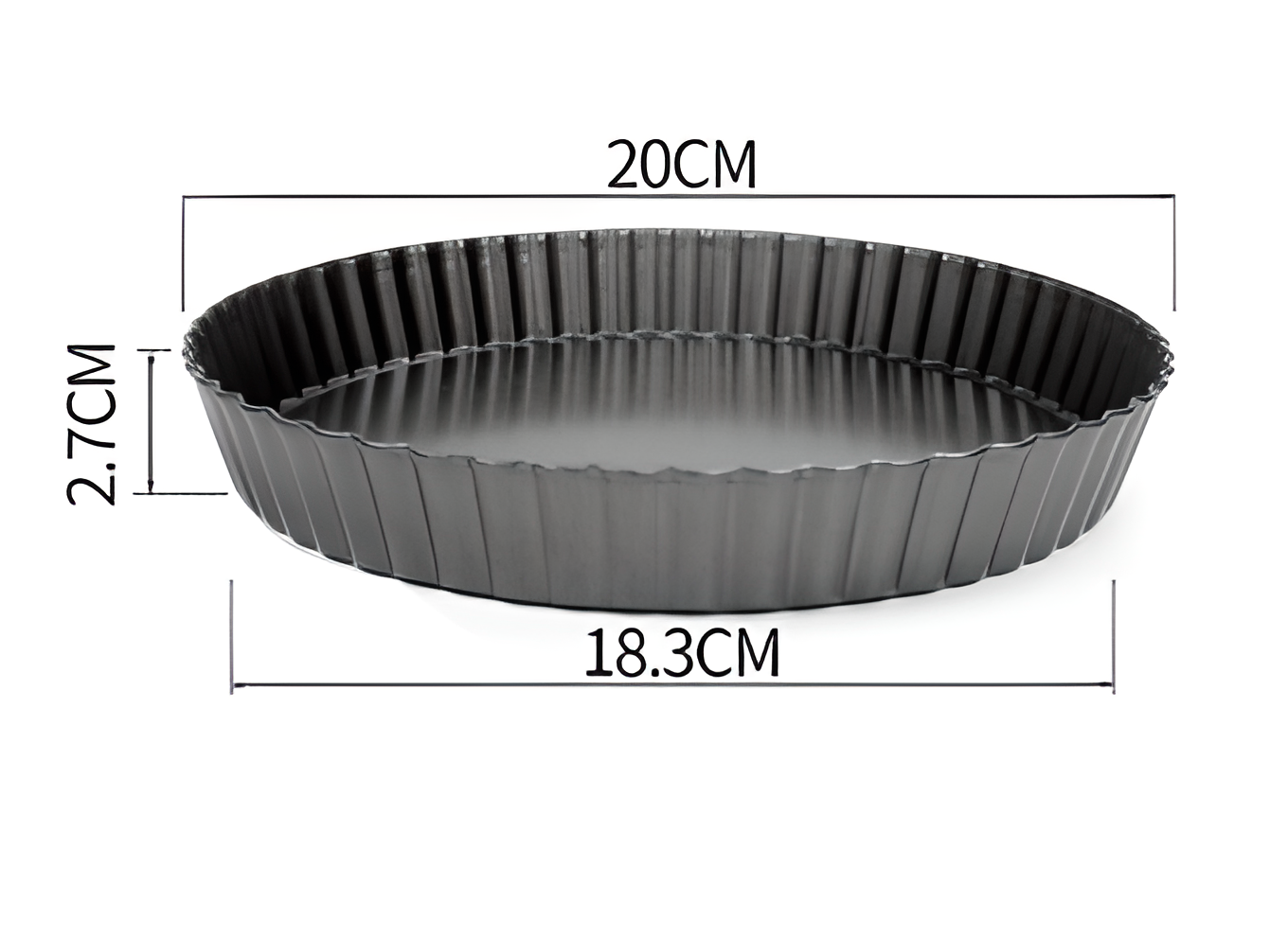 Travis Fluted Quiche Pan