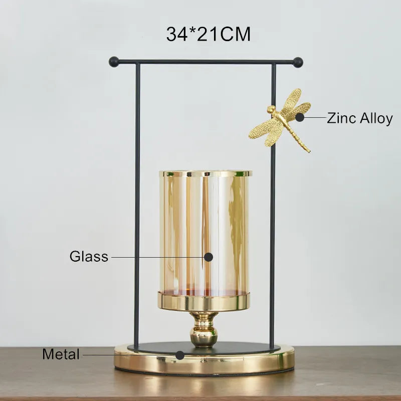 Modern Luxury Glass Flower Vase