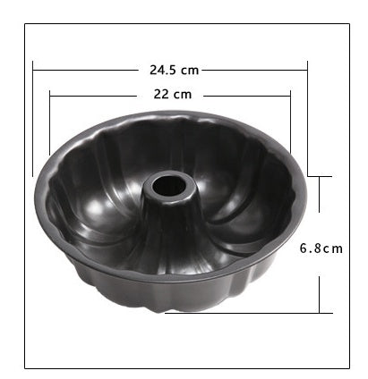 Round Deep Baking Mold Bundt Pumpkin Shape Cake Pan Non Stick
