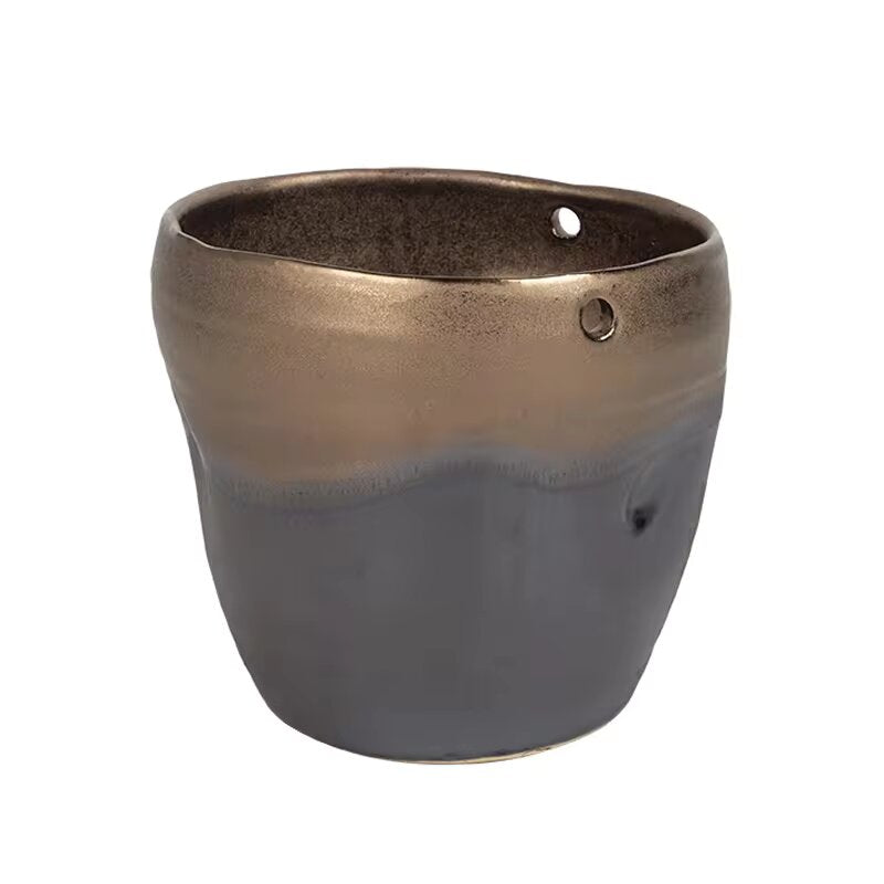 Verlander Metal Glaze Vase