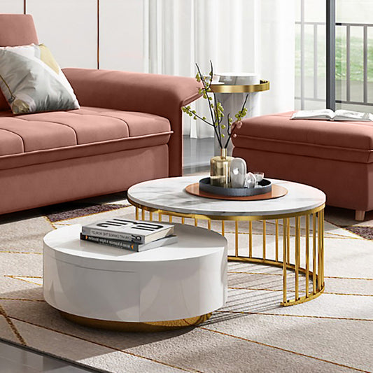 Luxury Coffee Table Marble Nesting Tables