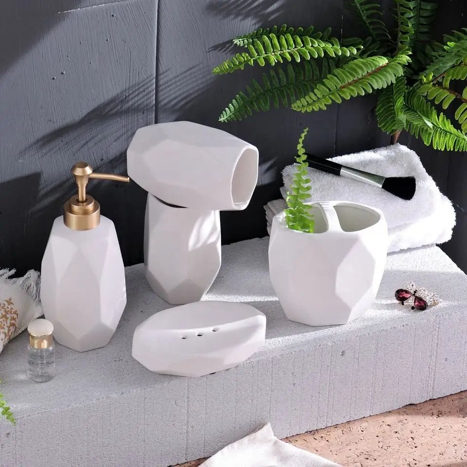 Adeline Bathroom Accessories - Set of 5 pieces