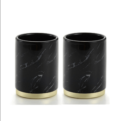 Stoneware Bathroom Accessories Black Modern Bathroom Accessories