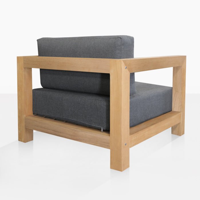 Club Chair Premium Lounge Chair Teak Wood Armchair