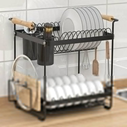 Black Stainless Steel Dish Rack