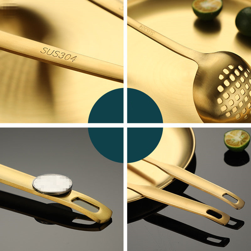 Ladles Soup Ladles Gold Ladles Kitchen Utensils