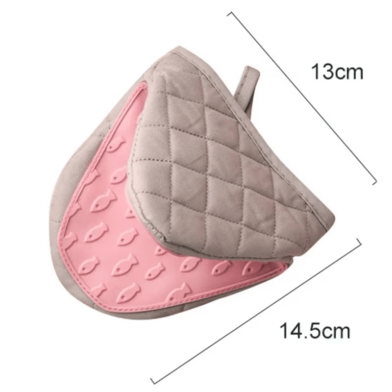 Fish Shaped Silicone Anti Scald Oven Gloves Kitchen Silicone Gloves Tray Dish Holder Oven Gloves Multi-purpose Gloves