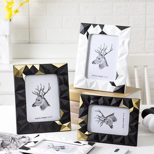 Modern and Elegant Black and White Photo Frame