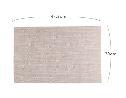 Serenity Waterproof Table Mats - Set of 4 pieces