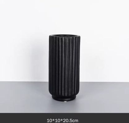 Matte Black Vase