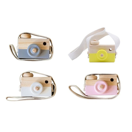 Creative Handmade Toys Camera Props Decorative Ornaments Pastoral Style Children Wooden Camera Toy Photography Props